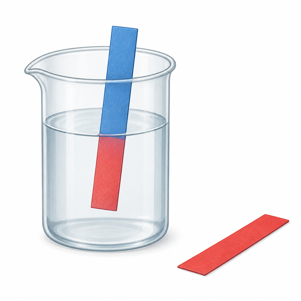 If blue litmus paper dipped into the collected rainwater turns red, that water is acidic.