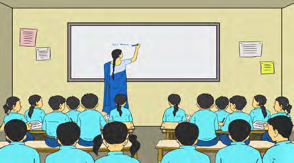 विद्यार्थीलाई मायापूर्वक पढाउनु र पढाइमा साथ दिनु शिक्षकको पेसागत कर्तव्य हो।