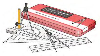 A geometry box is a cuboid, so its volume comes from multiplying its three measurements together.