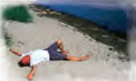 'I prefer lying on a beach to hang-gliding and canoeing. I'm crazy about sandy beaches.'