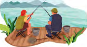 Fishing: an outdoor hobby that needs patience and quiet.