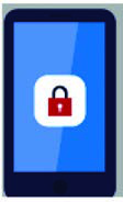 A locked screen keeps the data safe even when the phone itself is lost.