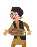 He can play the madal.