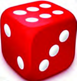 All six faces of a dice are squares of the same size, so a dice is a cube.