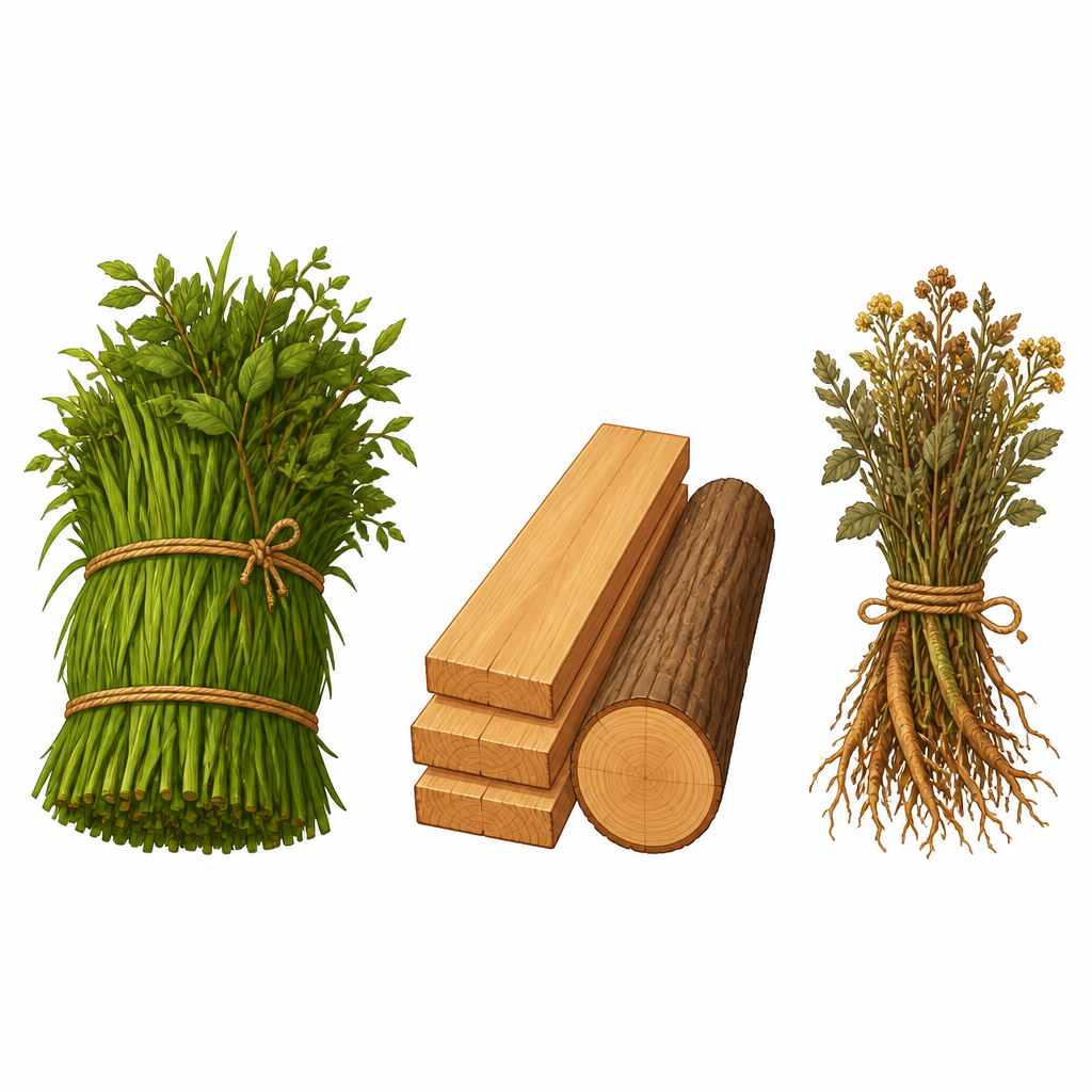 घाँसको भारी, चिरेको काठ र जडीबुटीको मुठा: वनबाट सिधै आर्थिक लाभ दिने तीन वस्तु ।