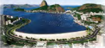 Guanabara Bay stretching in front of Sugarloaf Mountain
