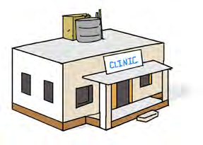 The clinic.